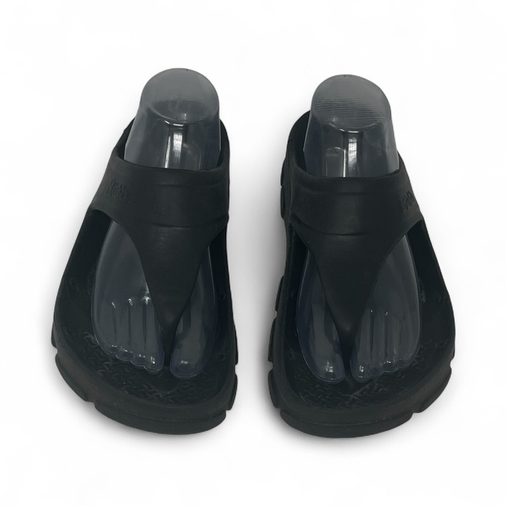 Women’s Birkenstock Birki EVA Flip Flop Black Caribbean Sandal 41 size 10-10 1/2 - Picture 14 of 16